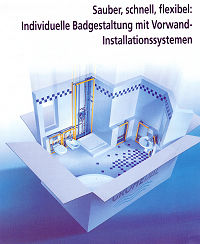 Collage - ein fertiges Vorwandsystem aus der Box